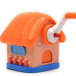 kiditos 8602 Home Shaped Pencil Sharpener Machine with Removable Tray Sharpener image 2