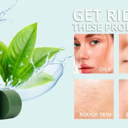 Green Tea Purifying Clay Stick Mask Anti Acne Cleaning Solid Mask Stick Face Shaping Mask-image-42