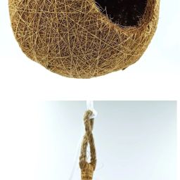 Eco-Friendly Jute Bird Nests – Cozy Homes for Small Birds Pack of 2 Bird House-picture-25