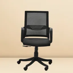 166 Ergonomic Mesh Office Chair with Breathable Backrest, Adjustable Tilt Mesh Office Conference Chair-image-10