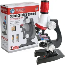 Plastic Microscope Science Kit With Slides Educational Kit 100x 400x And 1200x-20