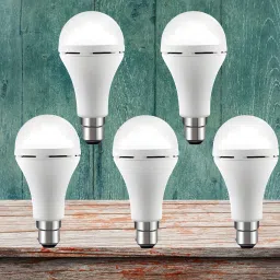 Emergency 15W Inverter LED Bulb with 1200mAh Rechargeable Battery Pack of 5 Q82 4 hrs Bulb Emergency Light-image-15