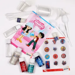 skoodle Marvel Spiderman Make Your Own Shampoo - Do It Yourself Kit image 4