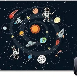ZORI Astronaut Mouse Pad for Work from Home/Office/Gaming |Anti-Skid, Anti-Slip, Rubber Base Mousepad-22