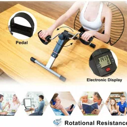 nimyank PEDAL BICYCLE exerciser for WEIGHT LOSS Mini Pedal Exerciser Cycle image 4