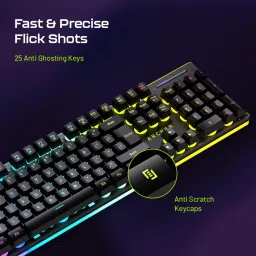 Archer Tech Lab ATL-K-LSBRZW0 Wired USB Standard Gaming Keyboard Compatible with Desktop, Laptop, Mac Easy to Use,Plug and Play,Quick, Comfy Durable body image 5