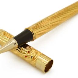 Golden Dragon Carved Roller Ball Pen-3