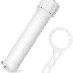 RO Membrane Housing for 50-150 GPD Membrane With Fittings &Housing Wrench. Solid Filter Cartridge-27
