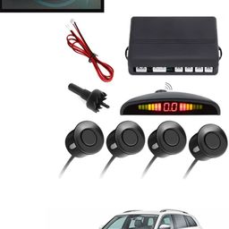 maties Universal Black 4pcs Reverse Parking Safety Sensor For Car-164 Black Waterproof Parking Sesnor With Led Display For Vehicle -164 Parking Sensor-picture-6