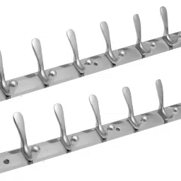 Wall Hook rail Cloth Hanger Key Holder hanging for/cloth/pant/towel/shirt/suit Hook Rail 16-image-43