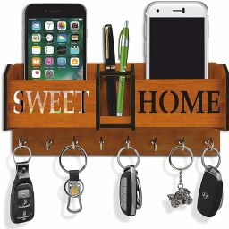 Home Sweet Home / office / kitchen/ wall Wood Key Holder-picture-27