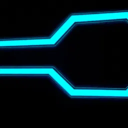 autopowerz White with Light Blue Helmet strip light with multi function mode. LED Spot Light image 3