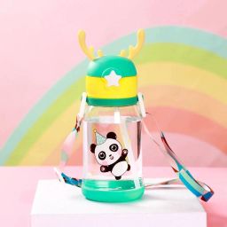 Deer Horn Shape Water Bottle with Cartoon Character for Kids (600ml)-image-7