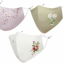 Anti-Pollution Anti-Bacterial BFE>99% 4 Layer Protective Face Mask Girl & Women Blossom_Combo_Large_03 Reusable, Washable Cloth Mask-20