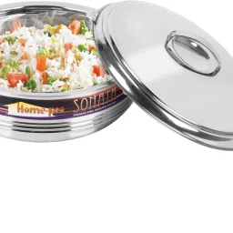 Sonata Casserole & Potato Masher | Ideal for Serving Sabji / Rice / Dal / Snack Pack of 2 Serve Casserole Set-image-72