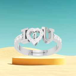 ILU J Letter Rings Gold Adjustable Valentine Latest Couple Girlfriend Women Ring Alloy Cubic Zirconia Silver Plated Ring-image-19