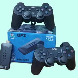 M33 GameStick 2.4G Wireless Controller, 4K HD Built-in 30k+ Retro Games A1 Black Edition-picture-0