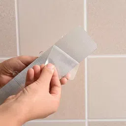 Self Adhesive No Drills Wall/Rail/Kitchen/Bathroom Towel Hanger Hook (6 Hooks Transparent, Clear Towel Holder-image-29