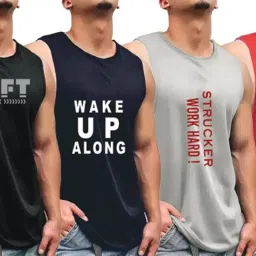 Pack of 4 Men Vest-7