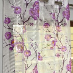 214 cm (7 ft) Net Semi Transparent Door Curtain (Pack Of 2)-image-13