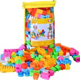 faibhi 100 pcs Building Blocks with Zipper Pouch image 4