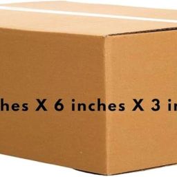 Corrugated Cardboard, Craft Paper, Paper (25 Boxes) 9 x 6 x 3 Inches 3 ply Cartoon Box For Packing, Moving, Shipping, Packaging Box-image-92