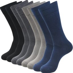 Men Solid Mid-Calf/Crew-image-49