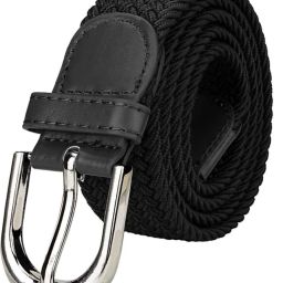 Women Casual Black Fabric Belt-image-19