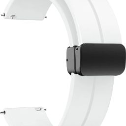 ACM Watch Strap Magnetic Clasp for Samsung Galaxy Watch Fe Smartwatch Belt White 3712128 mm Silicone Watch Strap-image-63