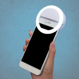 SANEHA Podcast Host Selfie Ring Light – 3 Light Modes Ring Flash-18