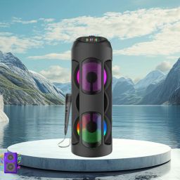 FRONY WOW (WIRELESS BLUETOOTH PARTY SPEAKER) High Quality Deep Bass Sound With MicQ1 40 W Bluetooth Party Speaker-image-87