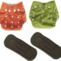 Pack of 2 Washable and Reusable cloth diapers for babies-image-18