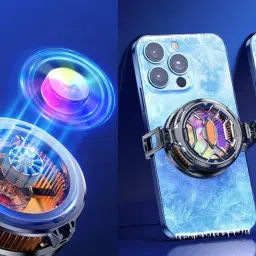 PAPLAJ ENTERPRISES FS03 Mobile Cooler Fan for Gaming for Game Long Filming Cooling Pad 1 Fan Cooling Pad-picture-24