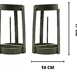 Banana Stem Stand Pack of 2 for Holding plant Decorative Showpiece - 16 cm-17