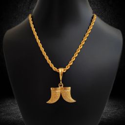 Gold-plated Alloy Pendant Set-image-3