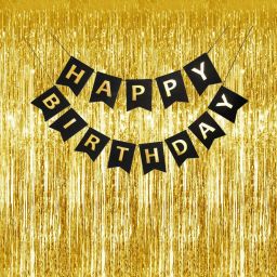 Golden Metallic Tinsel Fringe Curtains Banner-image-8