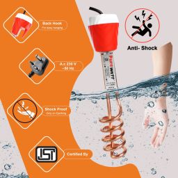 ISI Mark Water-Proof IMM044 Pure Copper 2000 W Shock Proof Immersion Heater Rod-image-92