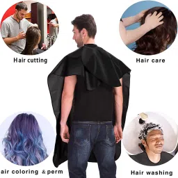 doberyl cutting scissors +Double Thinning Scissor + Hair Cutting Sheet Apron Comb Scissors image 3