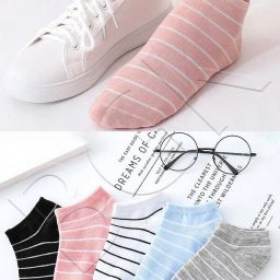 Women Self Design Low Cut-picture-18