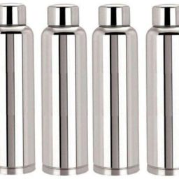 stainless steel fridge water bottle 1000ml (pack of 6) 1000 ml Flask-34