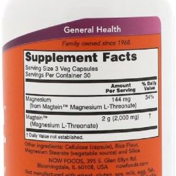 Now Foods, Magtein, Magnesium L-Threonate,-image-18