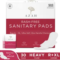 azah Rash-Free Napkins R+XL for Heavy Flow | Leak Proof & Cottony Soft|Disposal Bags Sanitary Pad-picture-16