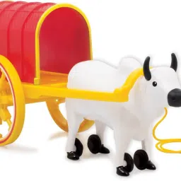 BULLOCK CART, PULL ALONG TOY, EDUCATIONAL ,-image-68