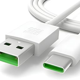 ULTRADART USB Type C Cable 6.5 A 1 m original 30W/65W Vooc,Warp,,Dart,Supervooc,Superdart Charger Cable-9