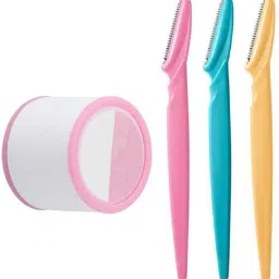 Rinpoche Women Home and Salon Use Beauty Tools Combo (1 Eyebrow Thread and 3 Razor) Grooming Kit 1 minRuntime 0 Length Settings-21