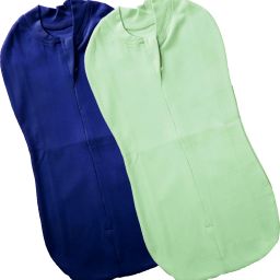 POD/Swaddle/Sleeping Bag/Sack for NewbornBaby 0-3 months PK-2 D-Blue+L-Green Sleeping Bag-image-71