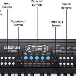 samenterprise 37 Key Piano Keyboard Toy for Kids with Mic Dc Power Option Recording Charger not Included Best Birthday Gift for Boys and Girls Musical Instruments Keyboard Music Latest Piano Analog Portable Keyboard Analog Portable Keyboard A-29 Analog Portable Keyboard image 2