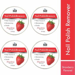 MB Strawberry Nail Polish Remover Wipes | Best Nail Paint Remover Wipes 120Wipes-image-23