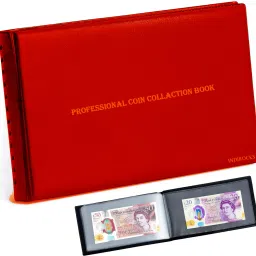 40 Pockets Note Currency Collecting Album-20 Sheets Clear Dollar/Note Book Album Coin Bank-picture-10