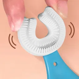 U Shaped Toothbrush for Kids Whitening Toothbrush Silicone Brush Head for Kids. Ultra Soft Toothbrush-19